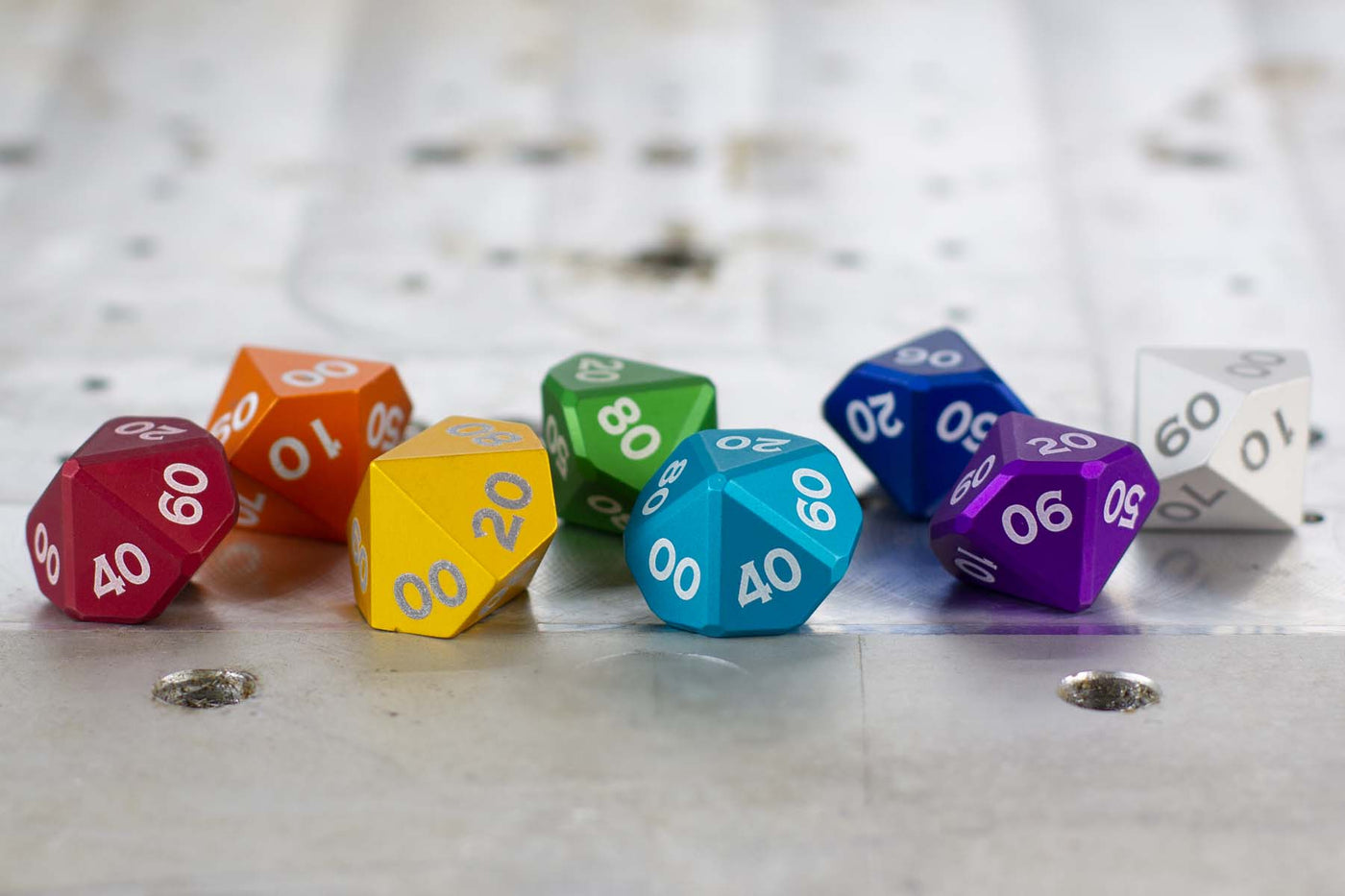 D10% - Individual Polyhedral Dice for RPGs - Old Versions - GRAVITY DICE
