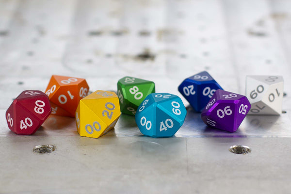 D10% - Individual Polyhedral Dice for RPGs - Old Versions - GRAVITY DICE