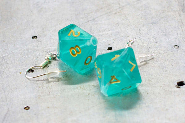 D10 - Dice Earrings - GRAVITY DICE