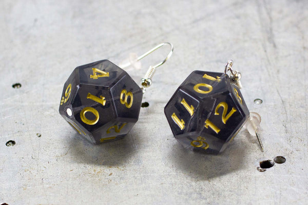 D12 - Dice Earrings - GRAVITY DICE