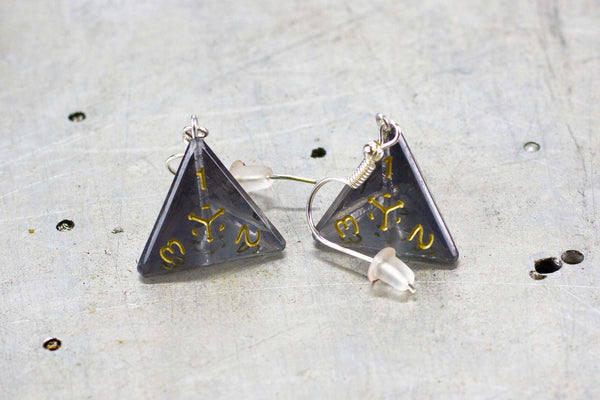 D4 - Dice Earrings - GRAVITY DICE