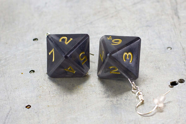D8 - Dice Earrings - GRAVITY DICE