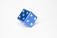 1 D6 - Sapphire - Gemstone Collection - Dice sold individually - GRAVITY DICE