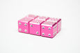1 D6 - Rubellite - Gemstone Collection - Dice sold individually - GRAVITY DICE