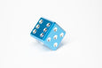 1 D6 - Aquamarine - Gemstone Collection - Dice sold individually - GRAVITY DICE