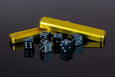 D6 Dice - Ocean Water Teal (Limited Edition Color) - Select Your Dice & Case - GRAVITY DICE