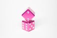 1 D6 - Rubellite - Gemstone Collection - Dice sold individually - GRAVITY DICE