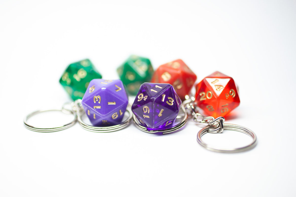 D20 Keychain – GRAVITY DICE